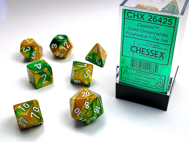 Chessex Polyhedral Dice Set : Gemini