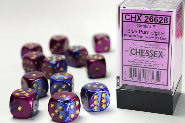 Chessex 16 MM Dice Set : Gemini