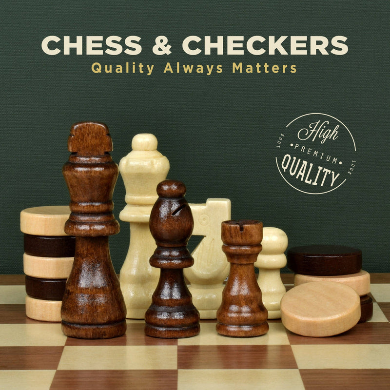 15” Tournament Chess Set – Professional Chess Board