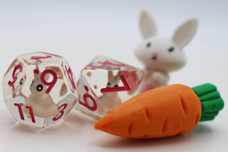 Backyard Bunny RPG Dice Set