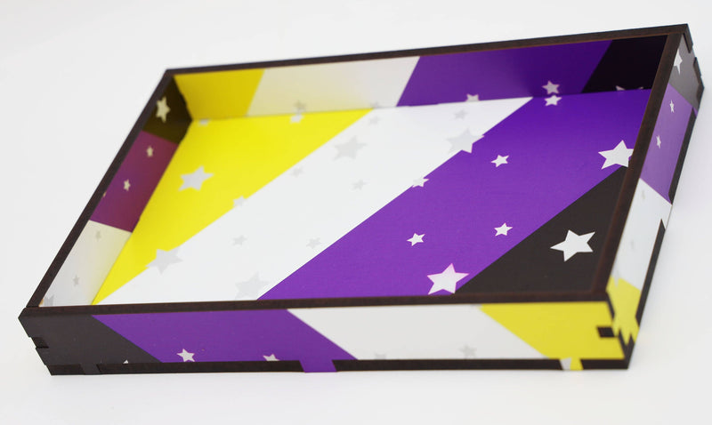 Chromatic Pride Dice Tray - Nonbinary