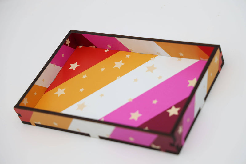 Chromatic Pride Dice Tray - Lesbian