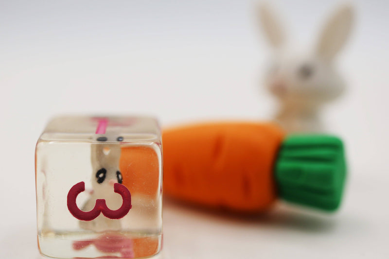 Backyard Bunny RPG Dice Set