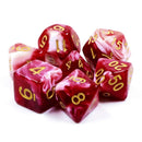Cherry Cream RPG Dice Set