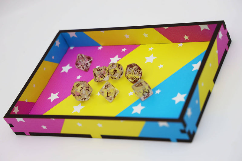 Chromatic Pride Dice Tray - Pansexual