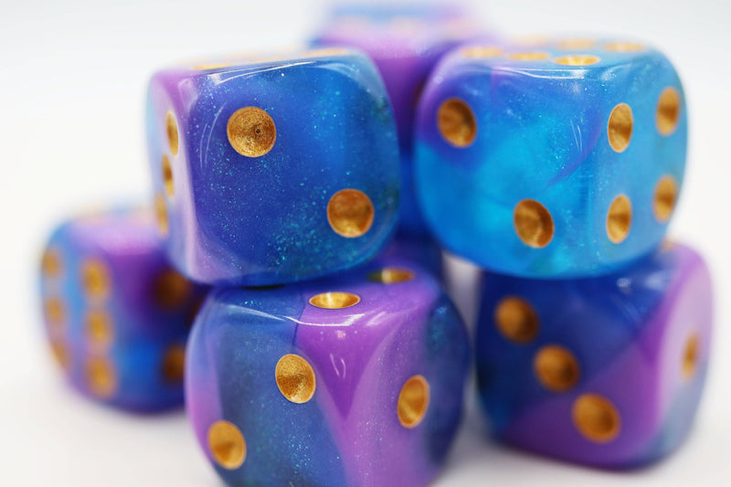 12 piece Pip D6s - Stratus Glitter