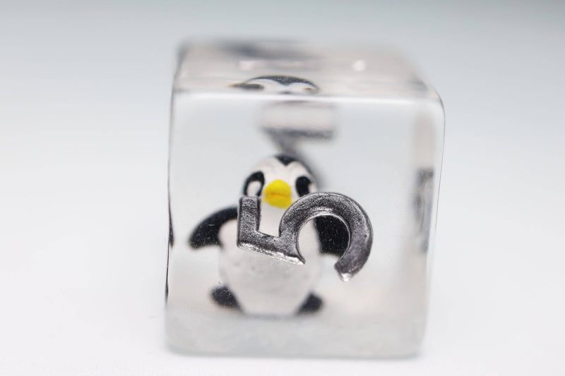 Baby Penguin RPG Dice Set