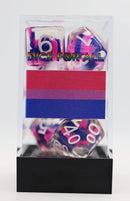 Bisexual Flag RPG Dice Set