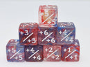 +1/+1 Primary Colored Marble Counters for Magic - Set of 8
