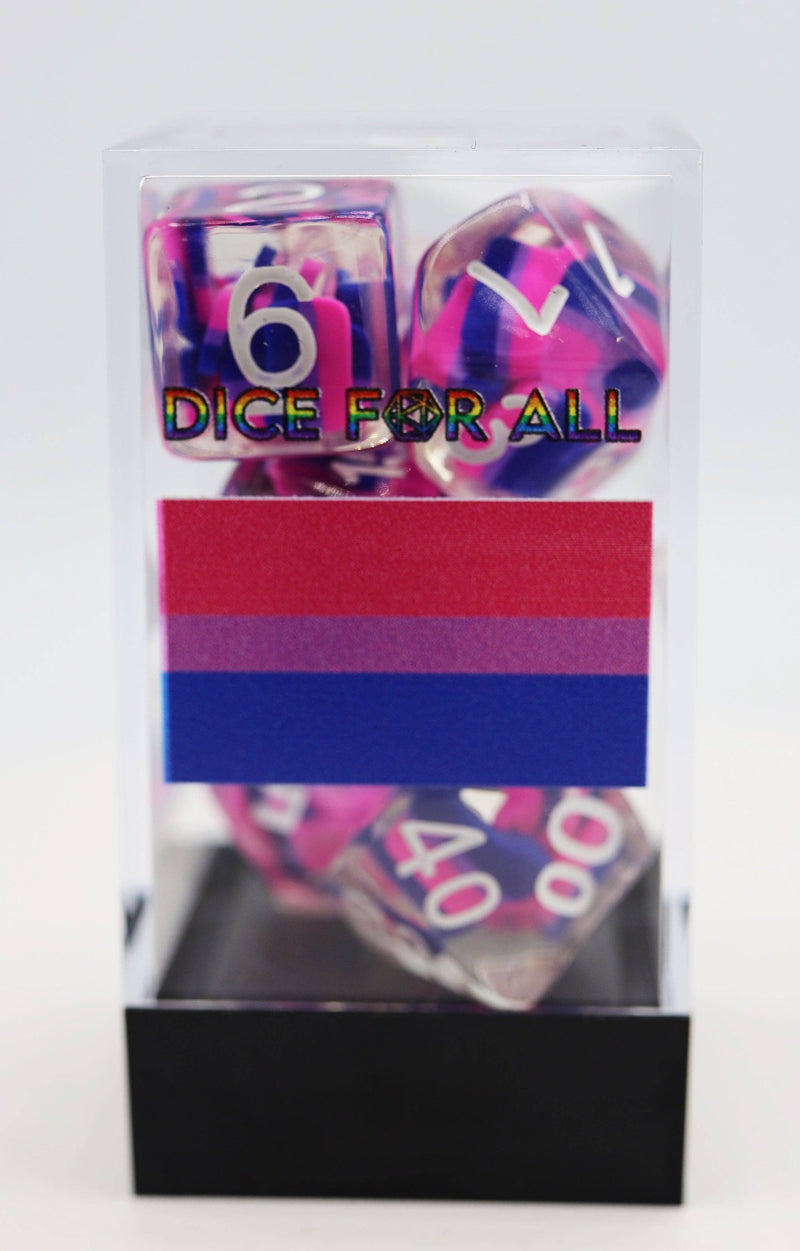Bisexual Flag RPG Dice Set