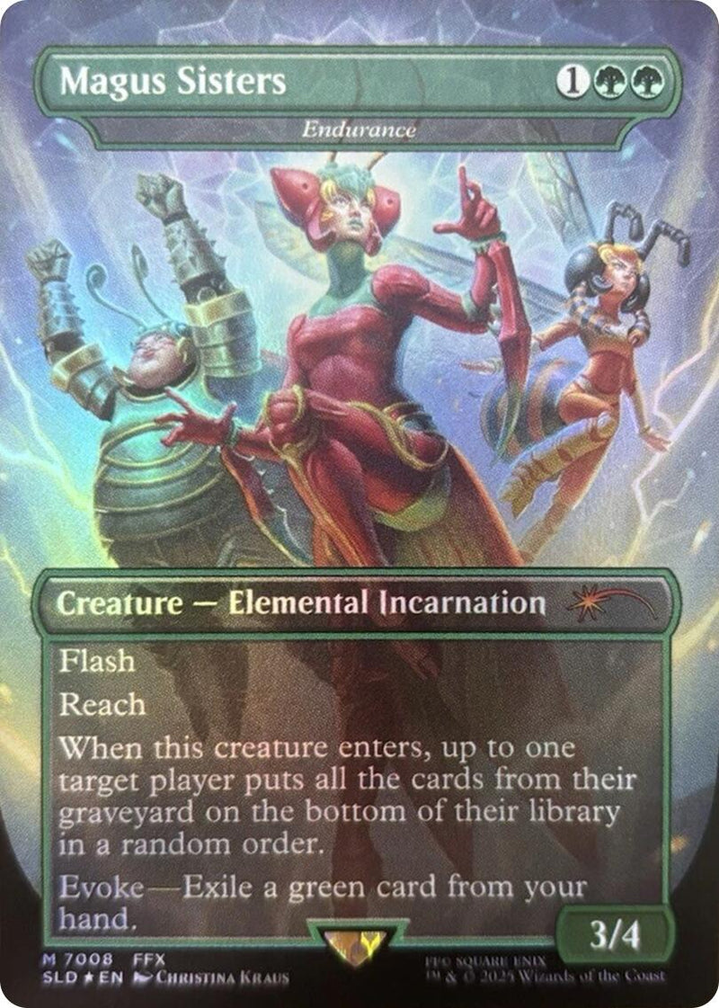 (Japanese) Magus Sisters - Endurance (Rainbow Foil) [Secret Lair Drop Series]