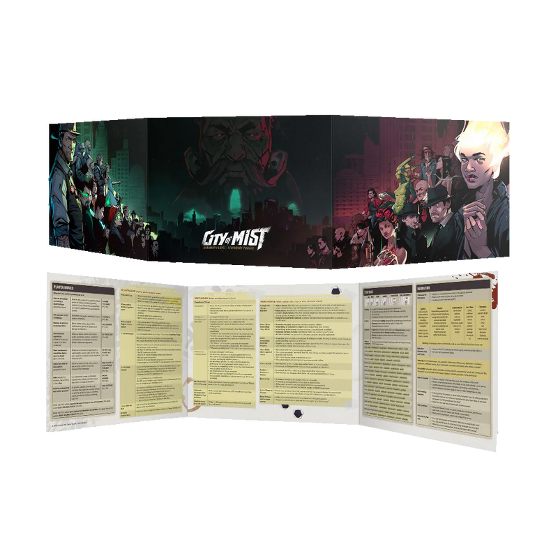 City of Mist: Master of Ceremonies Screen