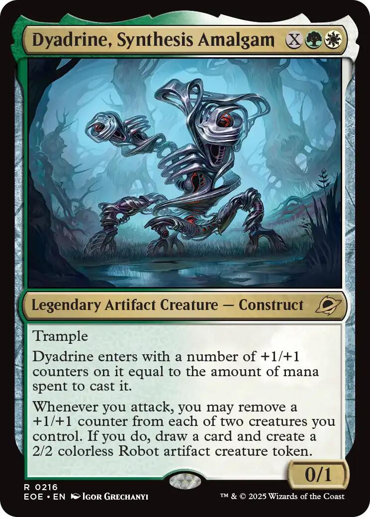 Dyadrine, Synthesis Amalgam
