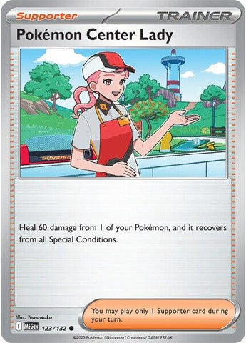 Pokemon Center Lady (123/132) [Mega Evolutions: Base Set]