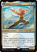 Aang, Swift Savior [Avatar: The Last Airbender Prerelease Cards]