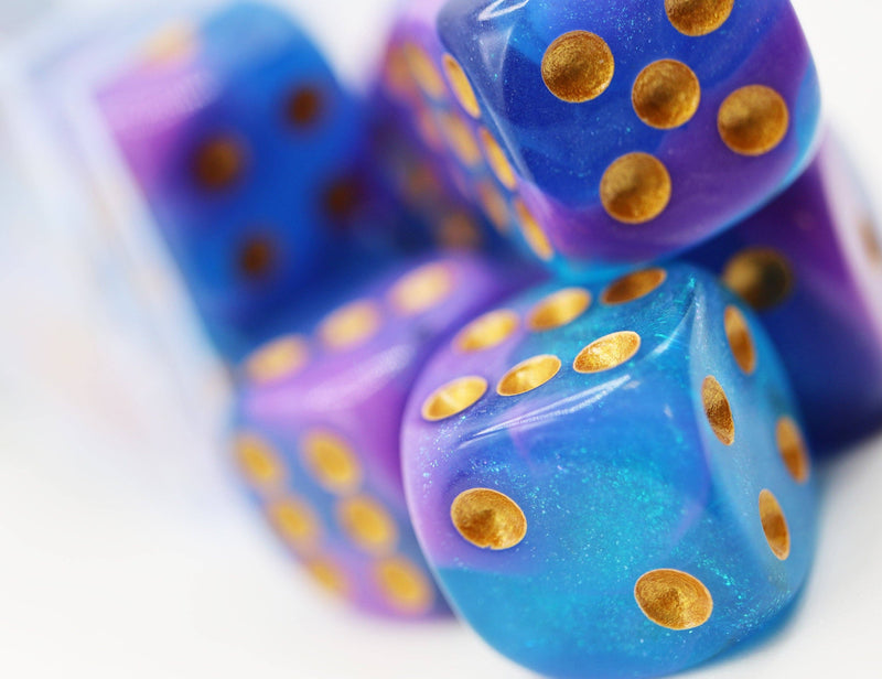 12 piece Pip D6s - Stratus Glitter