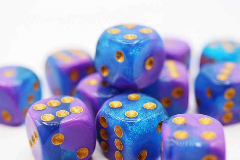 12 piece Pip D6s - Stratus Glitter