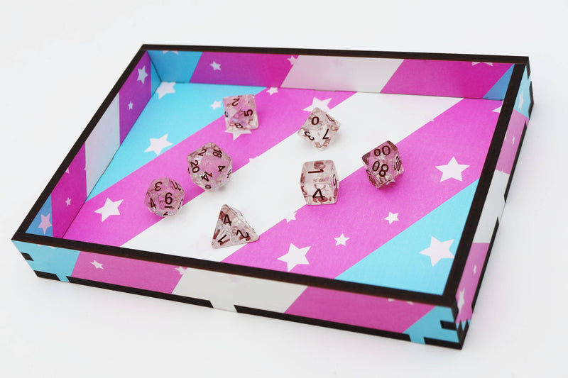 Chromatic Pride Dice Tray - Transgender