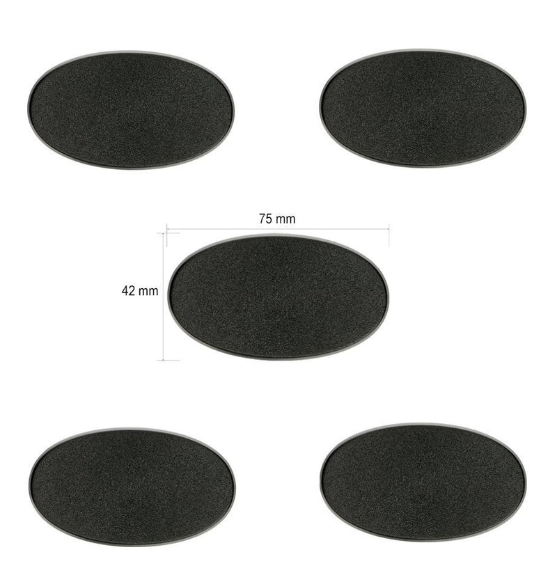 Citadel 75x42mm Oval Bases (5 pack)