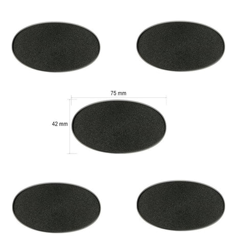 Citadel 75x42mm Oval Bases (5 pack)