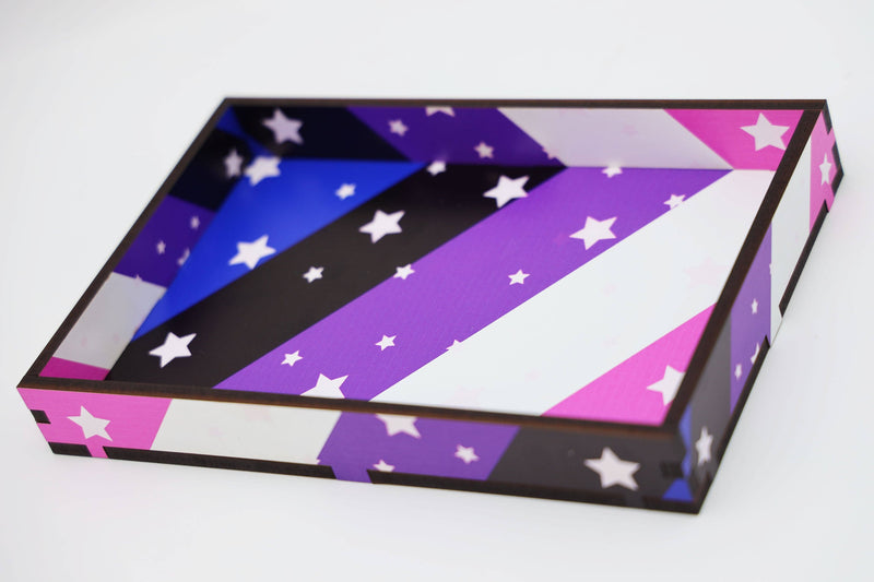 Chromatic Pride Dice Tray - Genderfluid