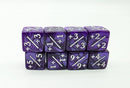 +1/+1 Pearl Purple Counters for Magic - Set of 8