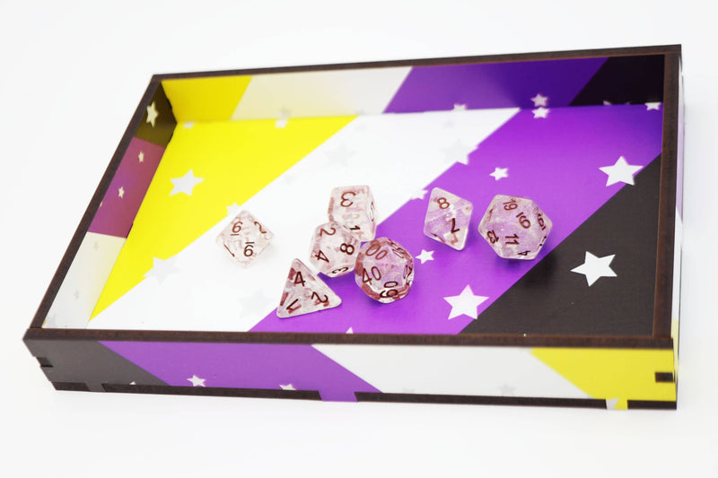 Chromatic Pride Dice Tray - Nonbinary