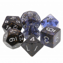 Clear Night Sky RPG Dice Set