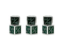 1/+1 & -1/-1 D6 Green Pack of 6 CCG Metal Dice