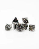 Emberglow Dice: Acrylic Dice in Glass Vials