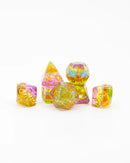 Emberglow Dice: Acrylic Dice in Glass Vials