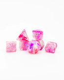 Emberglow Dice: Acrylic Dice in Glass Vials