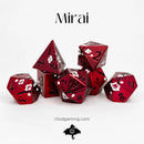 Emberglow Dice: Metal Set in Book