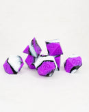 Emberglow Dice: Silicone Set in Glass Vial