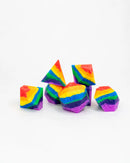 Emberglow Dice: Silicone Set in Glass Vial