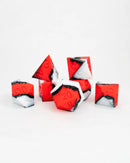 Emberglow Dice: Silicone Set in Glass Vial