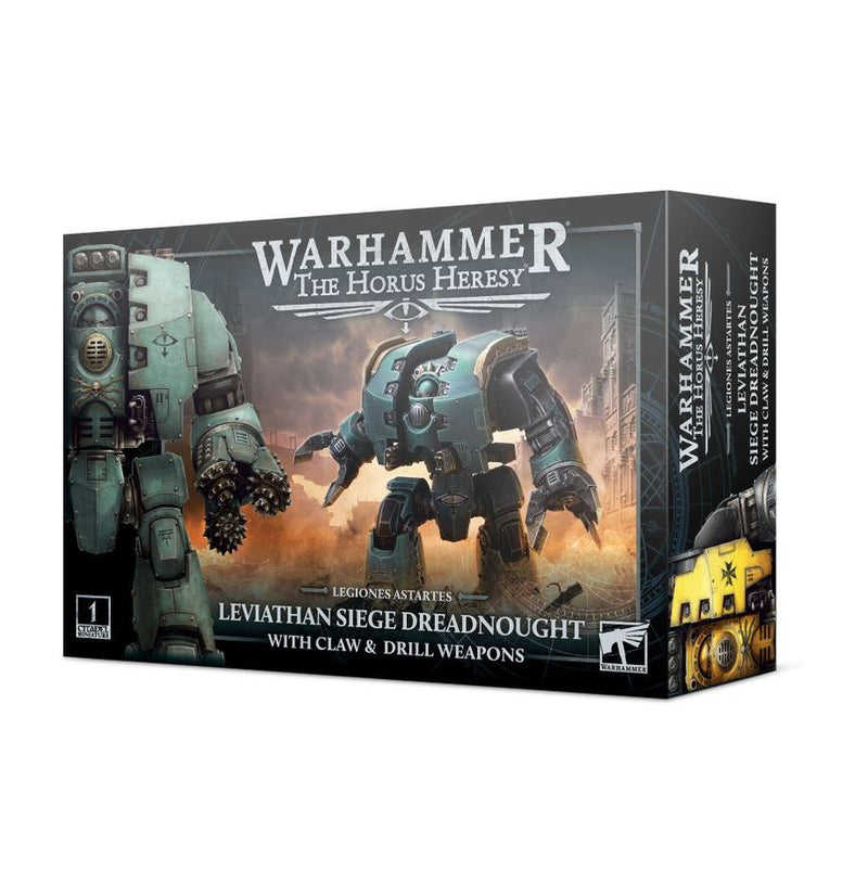 HH: Legiones Astartes: Leviathan Siege Dreadnought with Claw & Drill Weapons