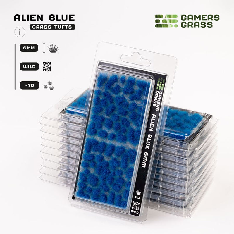 Alien Tufts 6mm - Alien Blue Wild