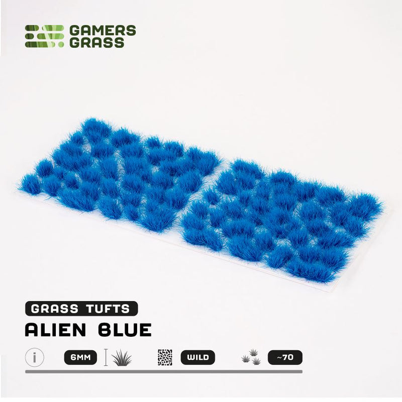 Alien Tufts 6mm - Alien Blue Wild