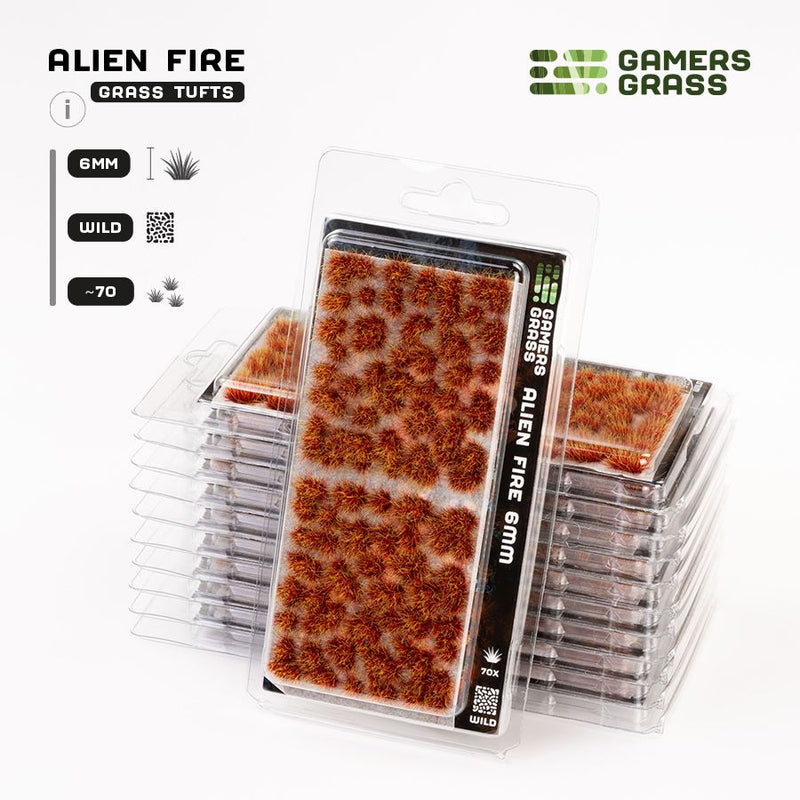 Alien Tufts 6mm - Alien Fire Tuft Wild