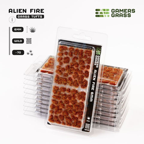 Alien Tufts 6mm - Alien Fire Tuft Wild