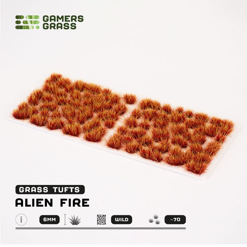 Alien Tufts 6mm - Alien Fire Tuft Wild