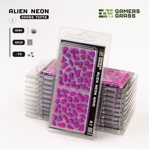 Alien Tufts 4mm - Alien Neon Wild