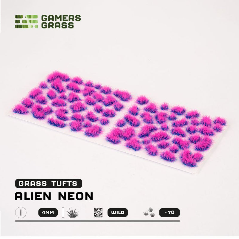 Alien Tufts 4mm - Alien Neon Wild