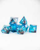 Emberglow Dice: 7 Piece Liquid Core Dice Set