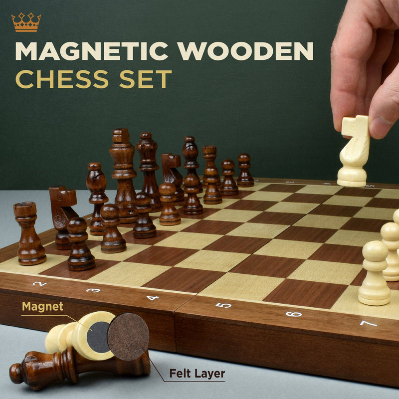 15” Tournament Chess Set – Professional Chess Board