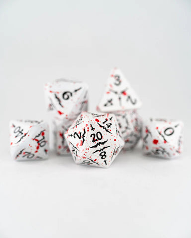 Emberglow Dice: Metal Set in Book