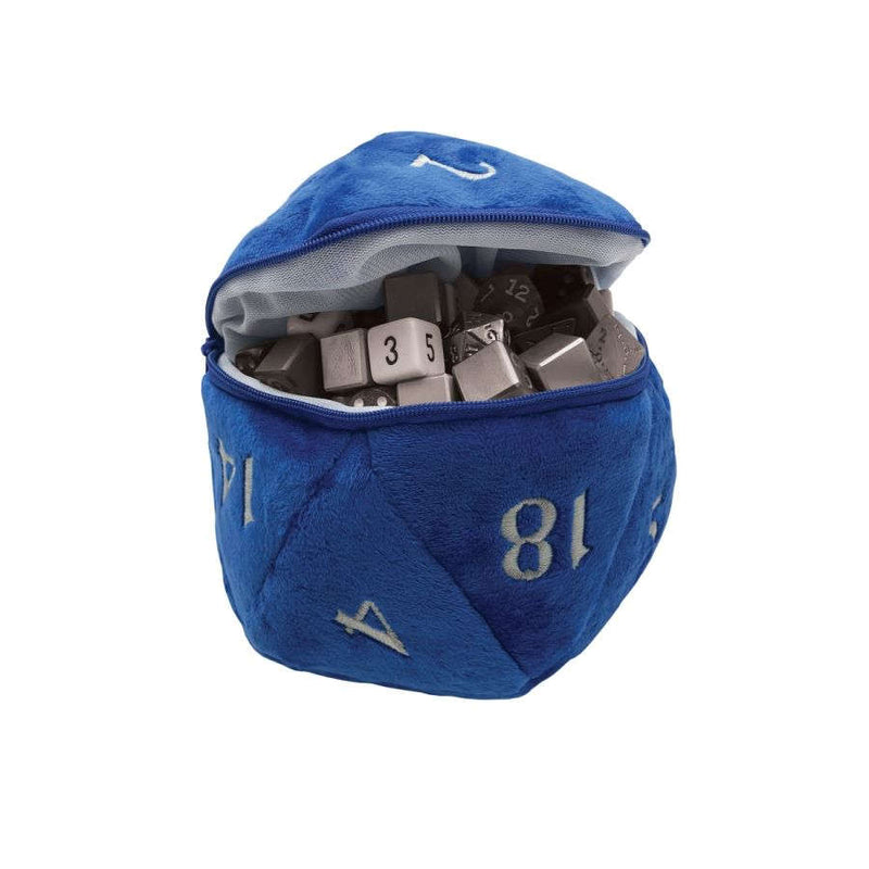 D20 Plush Dice Bag
