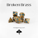 Emberglow Dice: Metal Set in Book