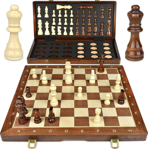15” Tournament Chess Set – Professional Chess Board